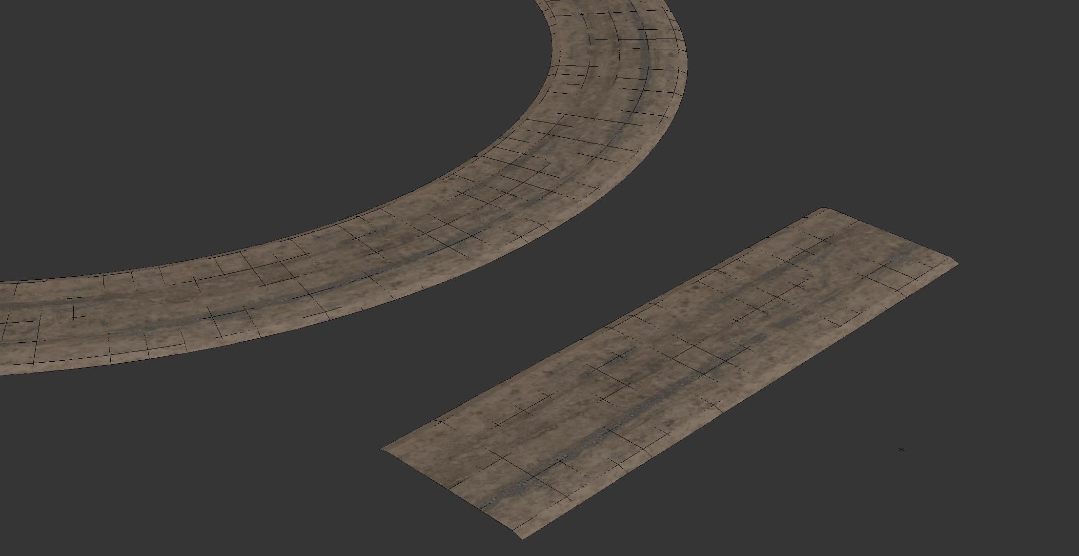 Sand Dirt road Off road 3D model_6