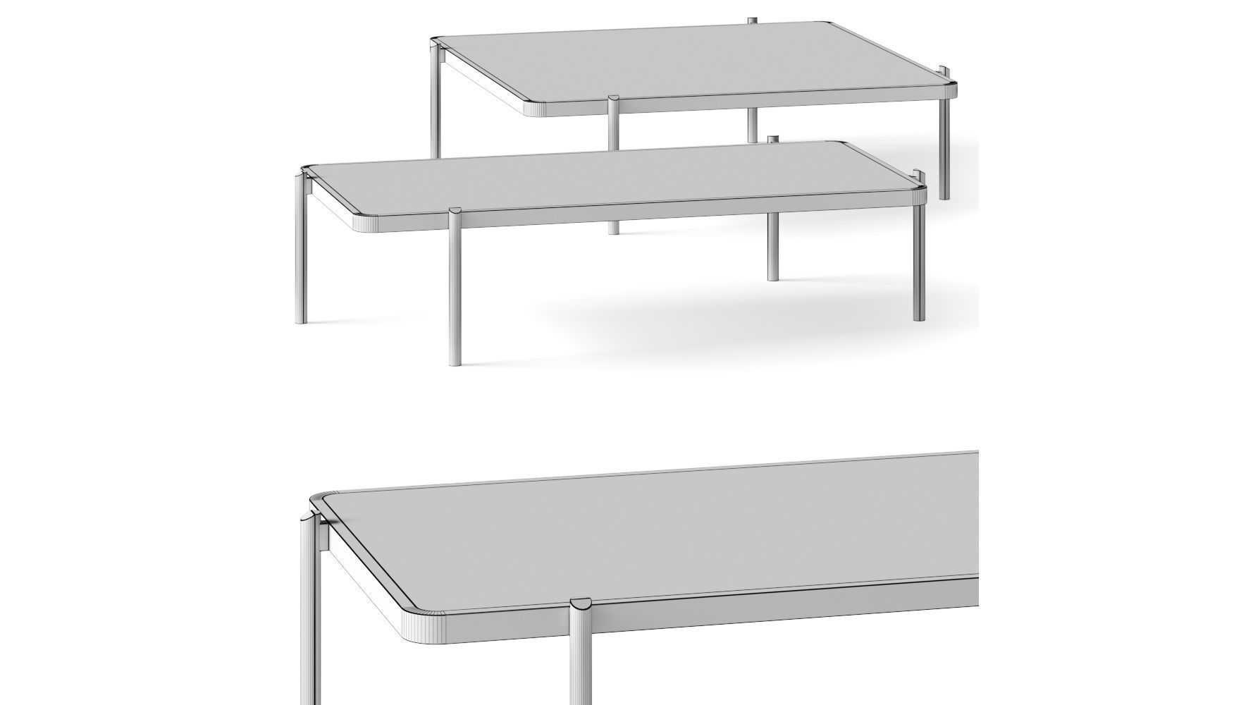 Turri Vision Coffee Tables 3D model_1