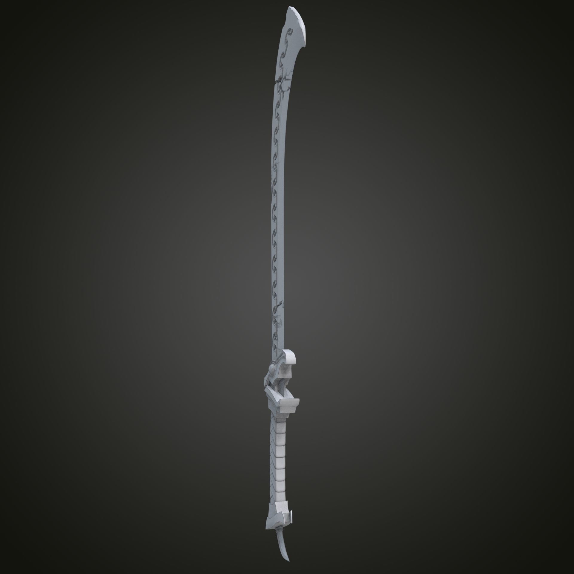 Shadow Scale sword 3D print model_20