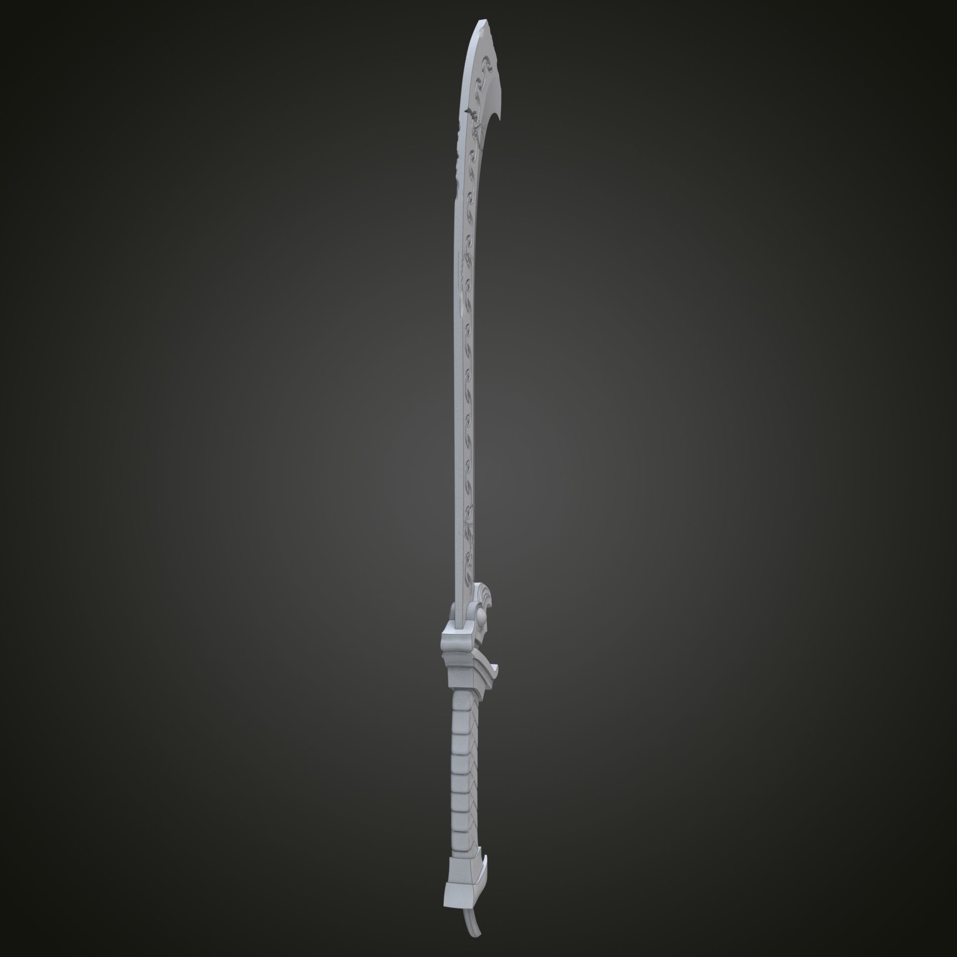 Shadow Scale sword 3D print model_12
