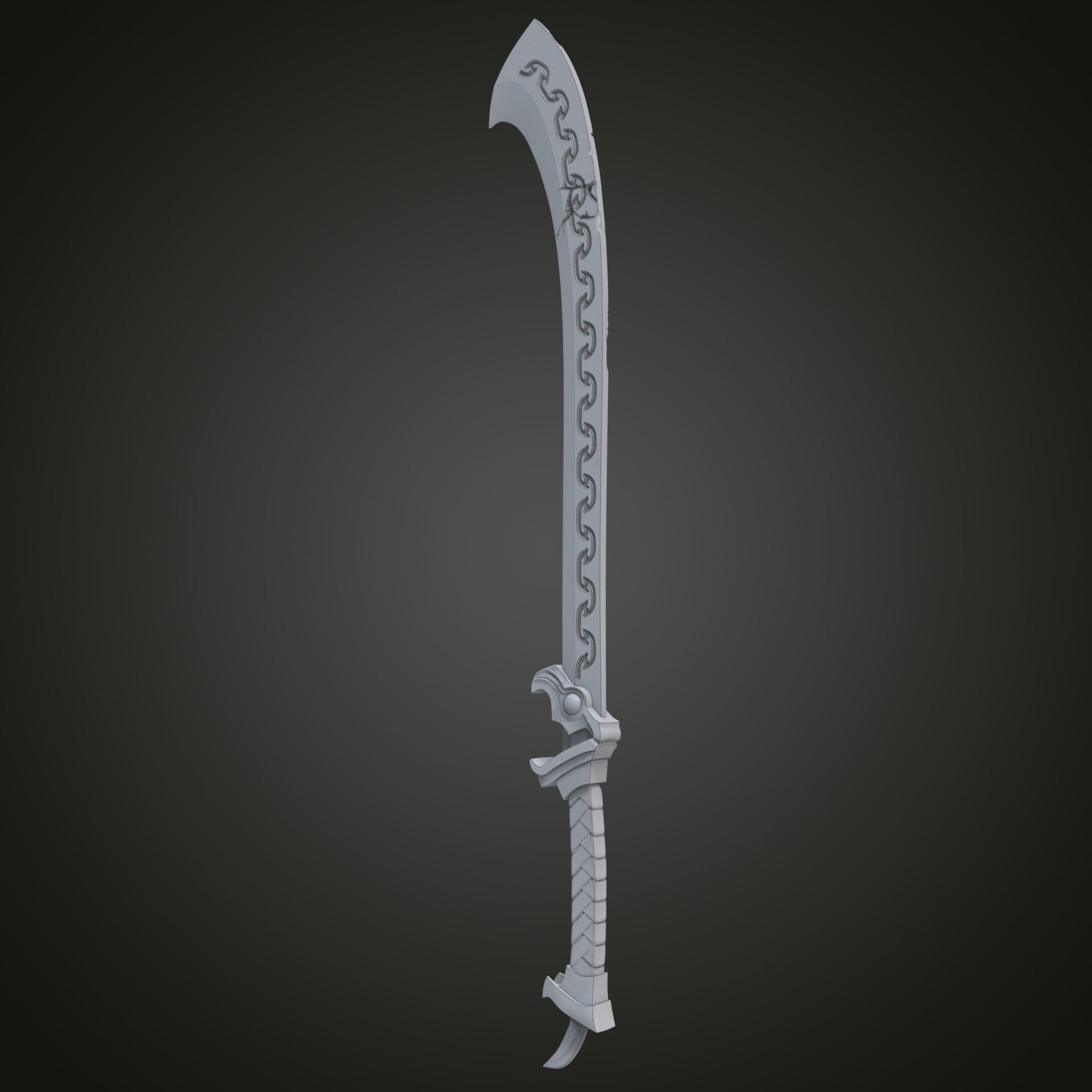 Shadow Scale sword 3D print model_6