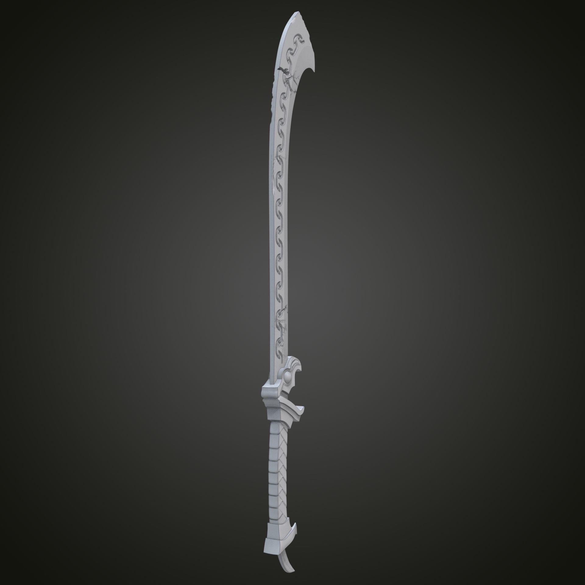 Shadow Scale sword 3D print model_13