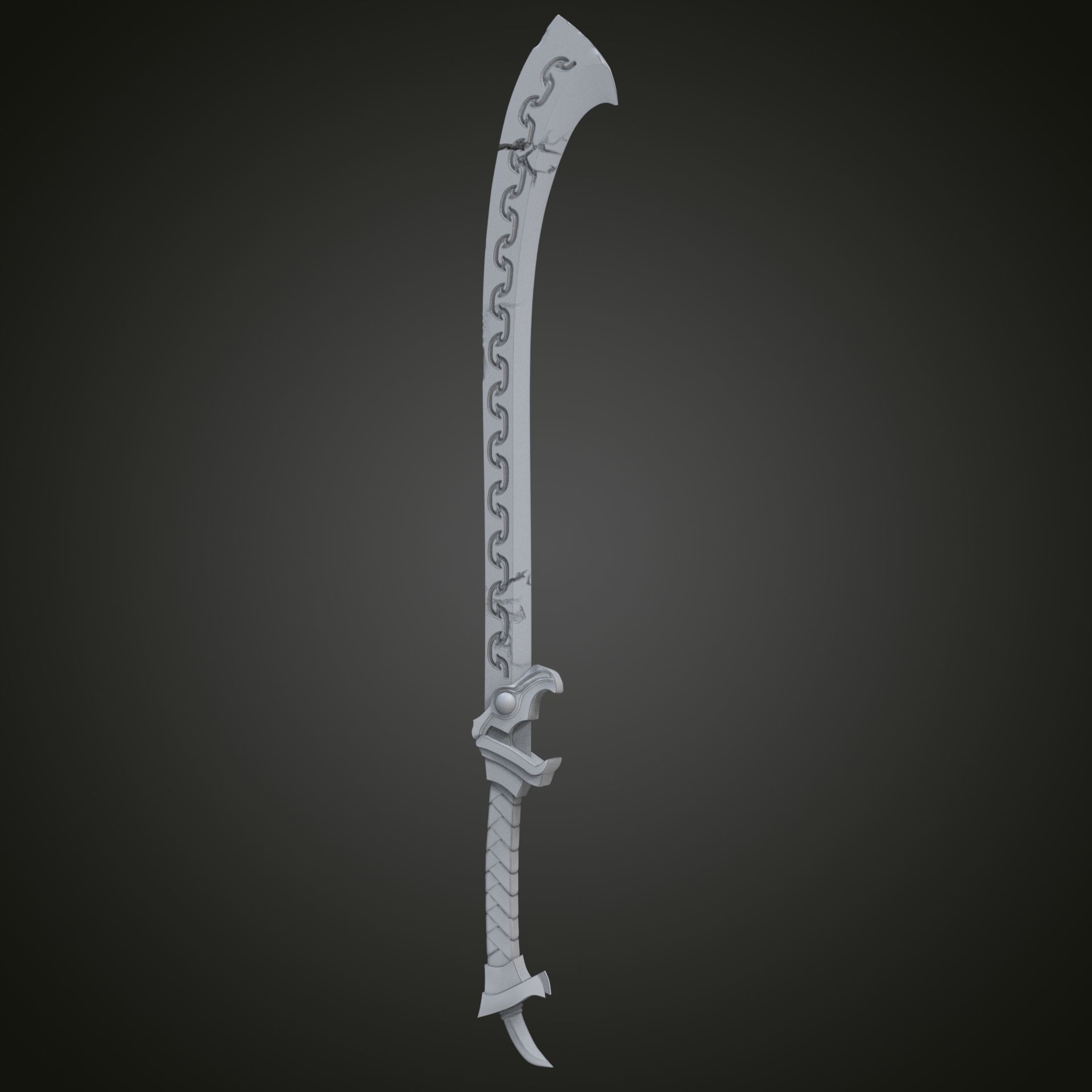 Shadow Scale sword 3D print model_11