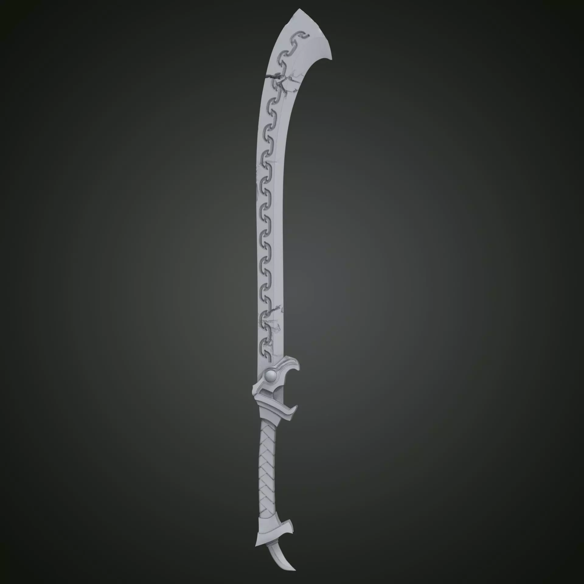 Shadow Scale sword 3D print model_0