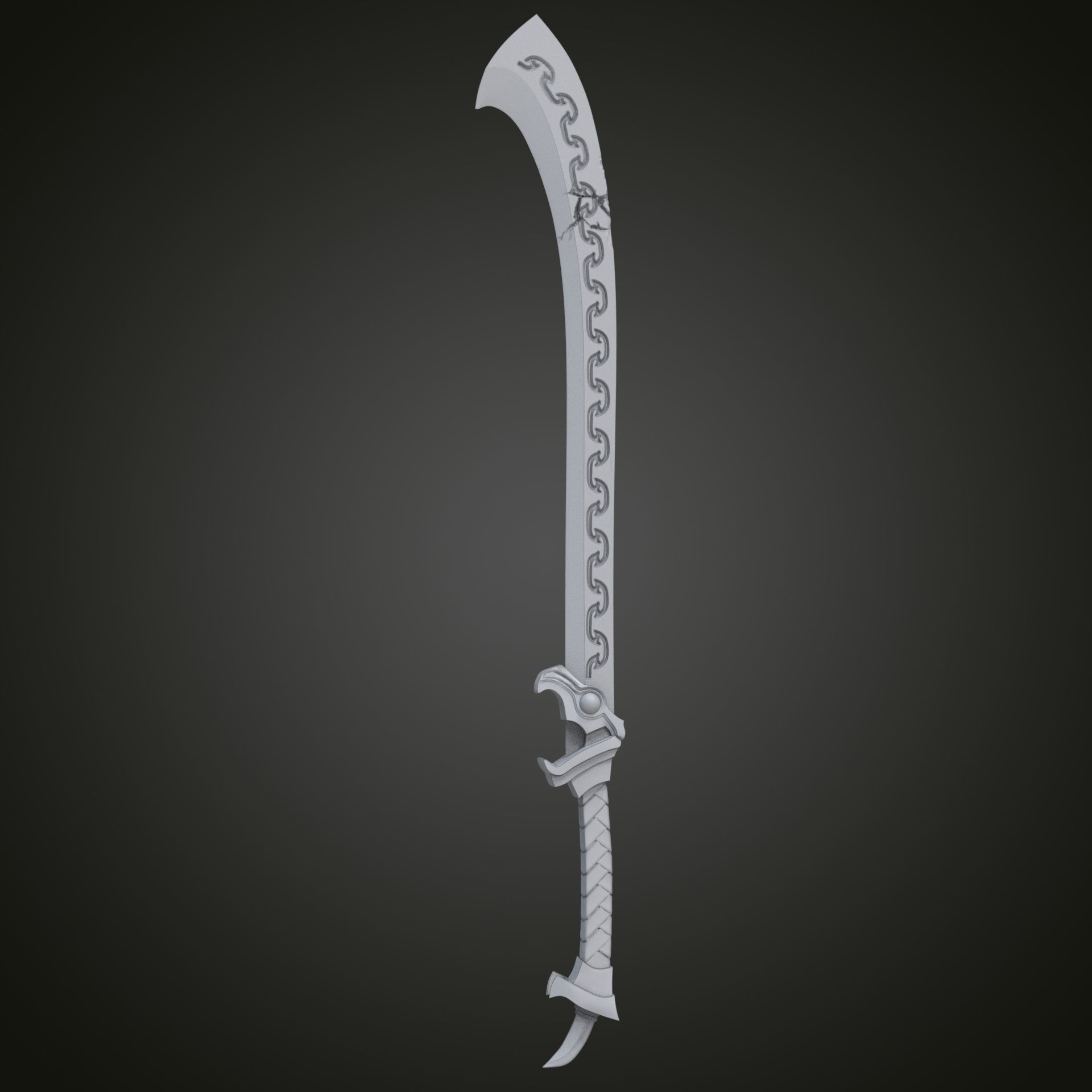 Shadow Scale sword 3D print model_3