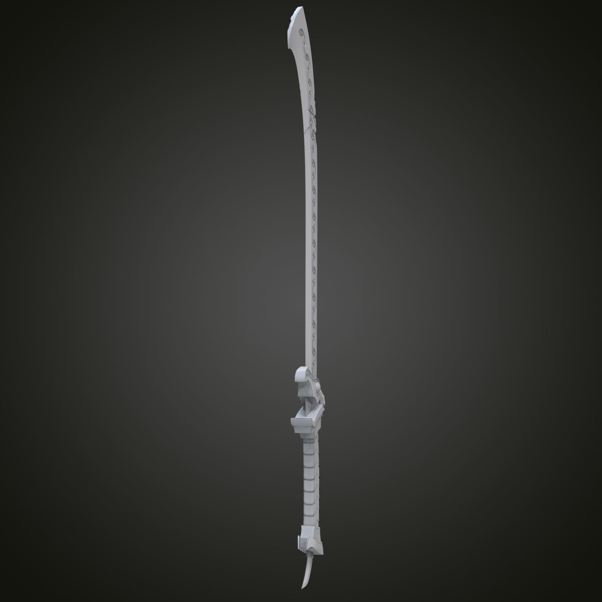 Shadow Scale sword 3D print model_23