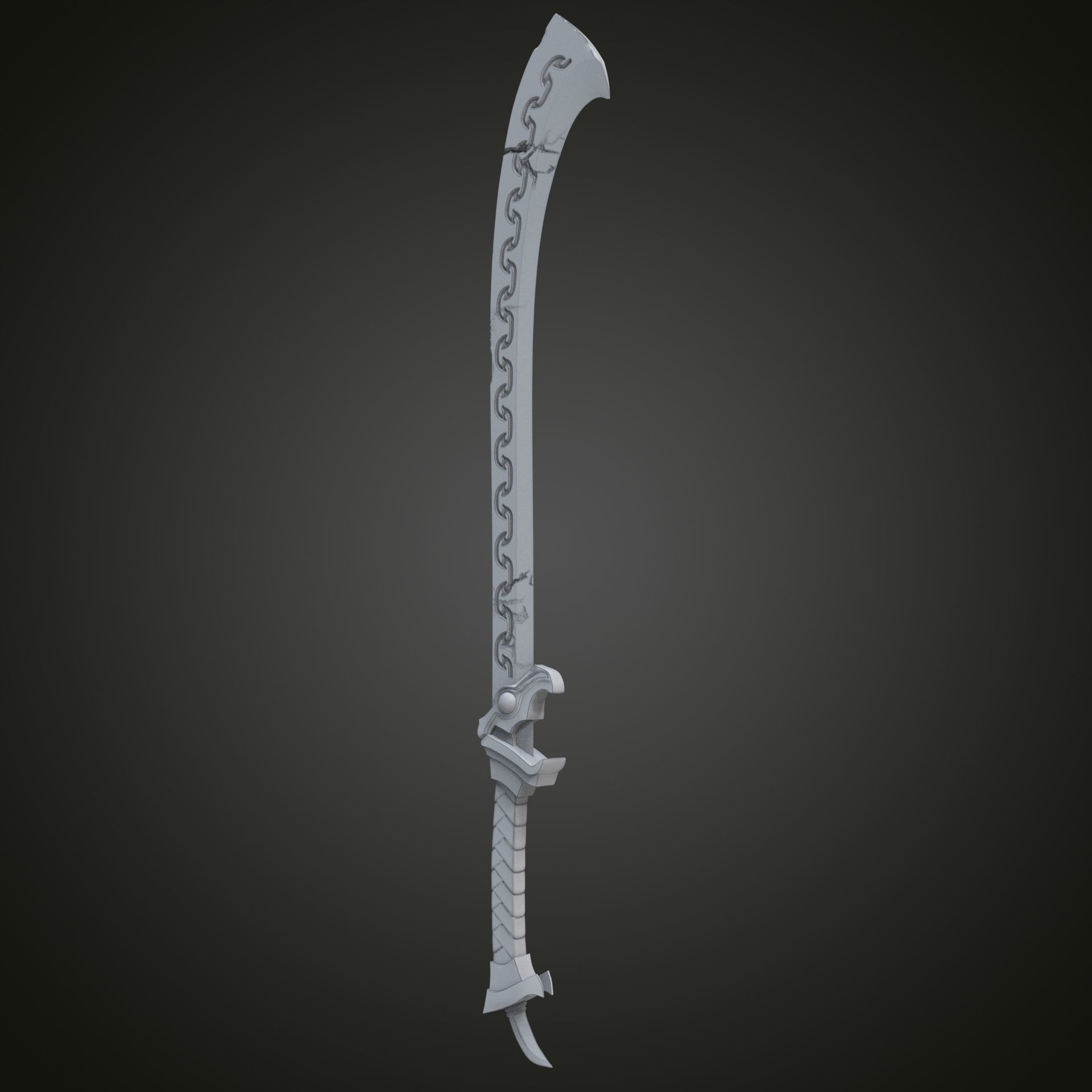 Shadow Scale sword 3D print model_18