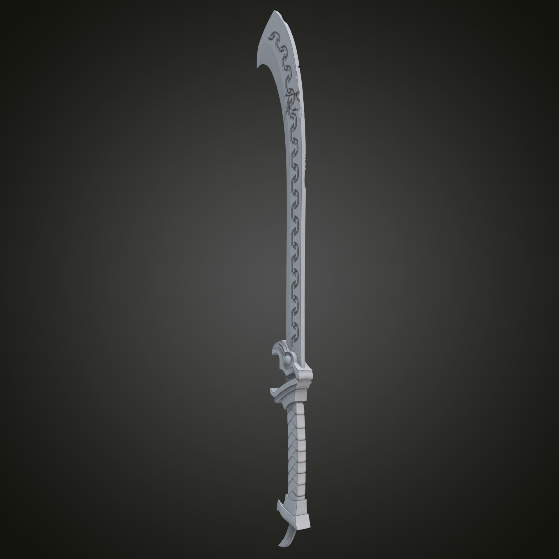 Shadow Scale sword 3D print model_7