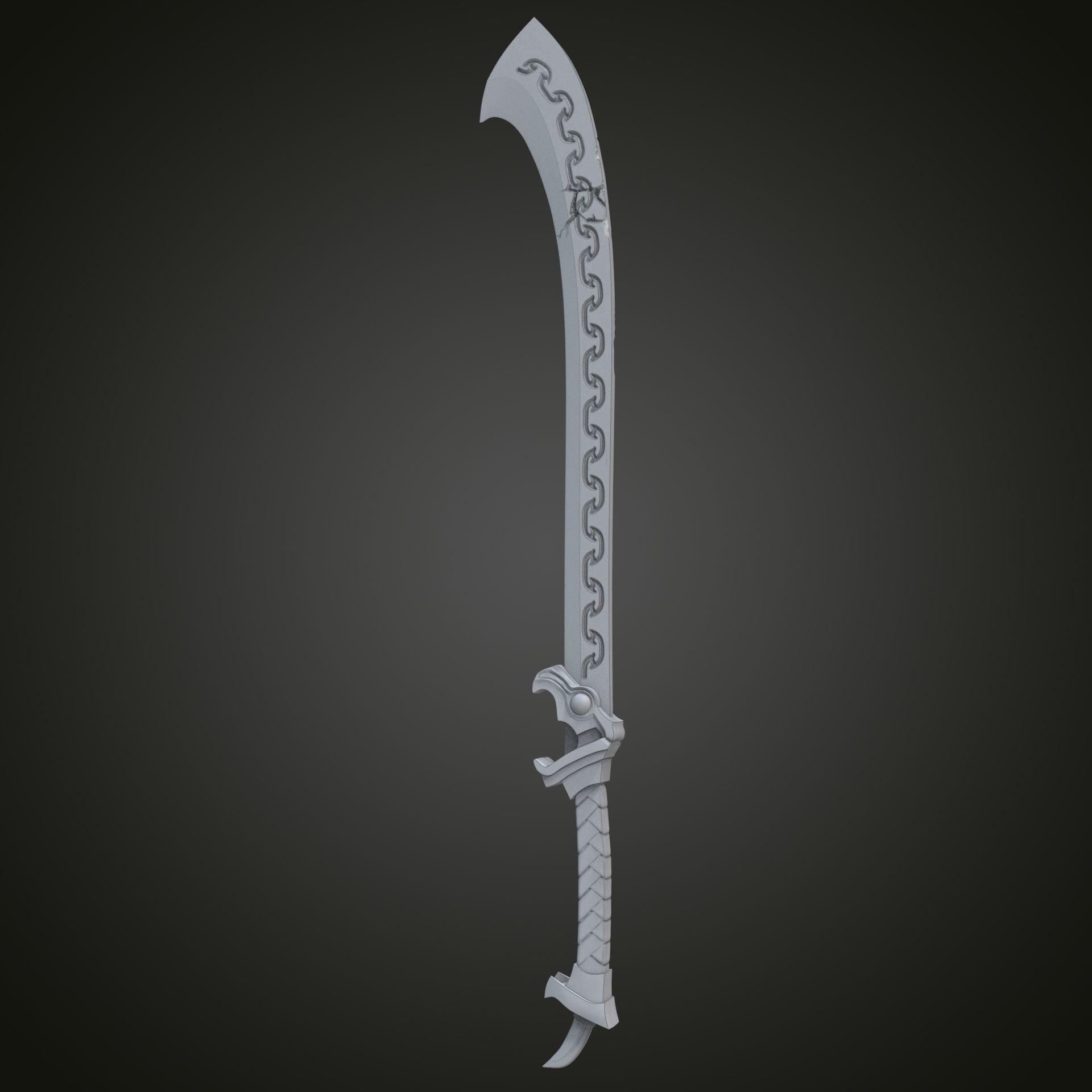 Shadow Scale sword 3D print model_5
