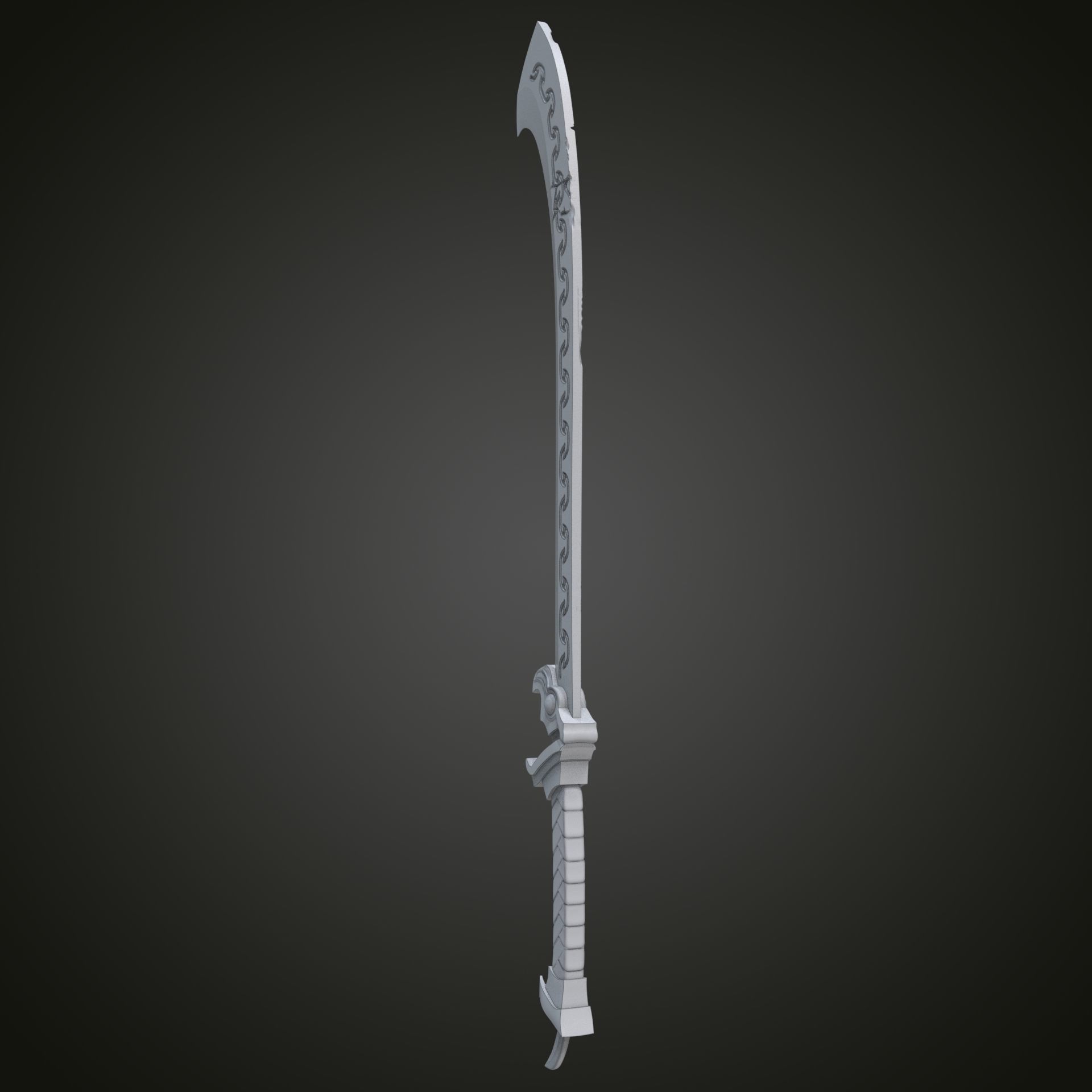 Shadow Scale sword 3D print model_8