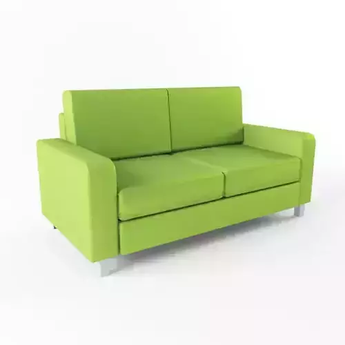 Green sofa