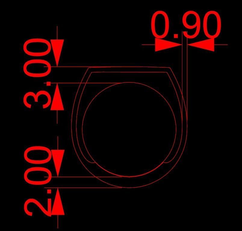 Signets basic blank pack 30 rings 703 3D print model_9