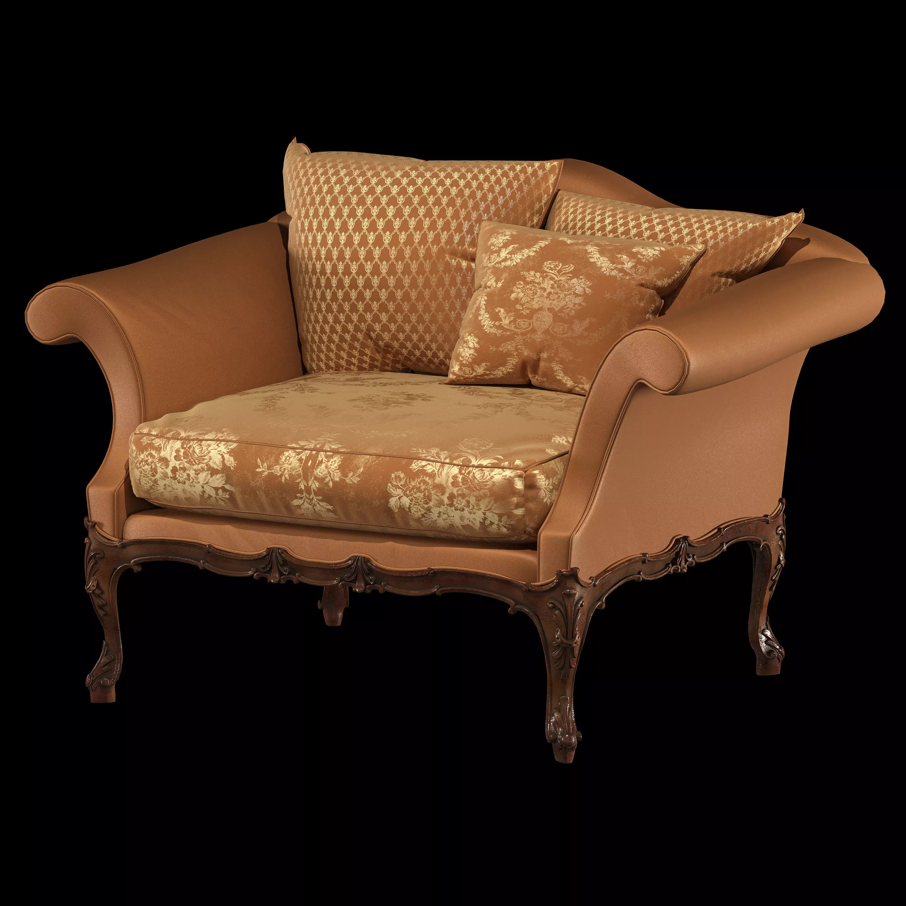 RONALD PHILLIPS george armchair 3D model
