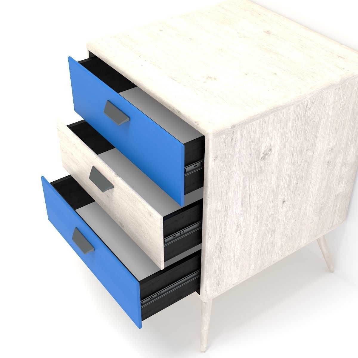 Retro Cupboard 3D model_9