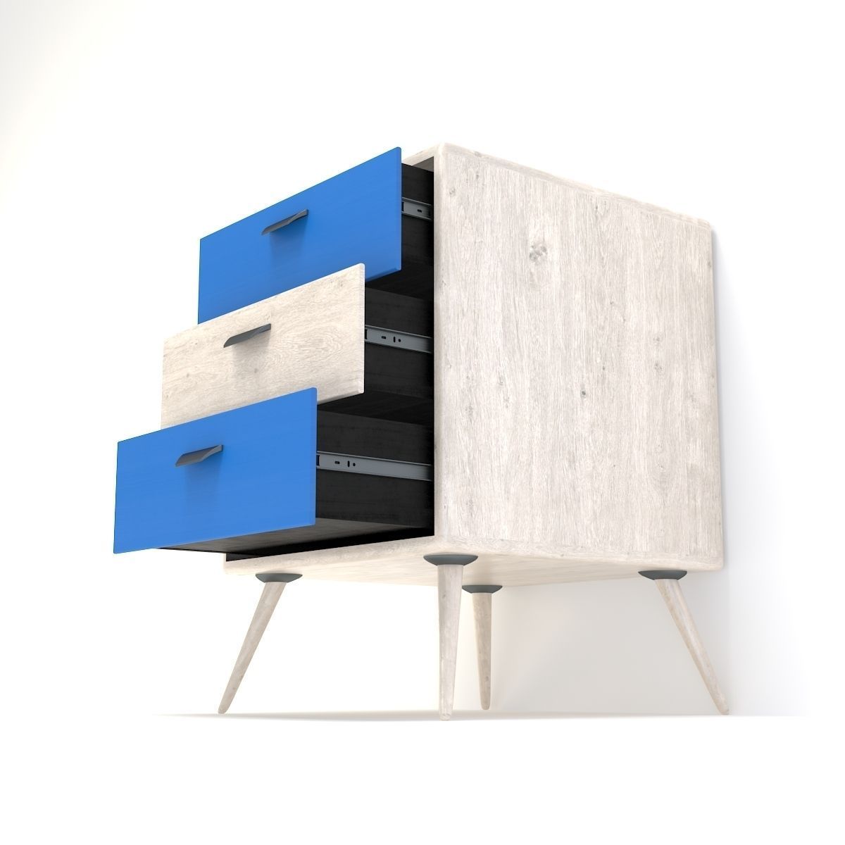 Retro Cupboard 3D model_8