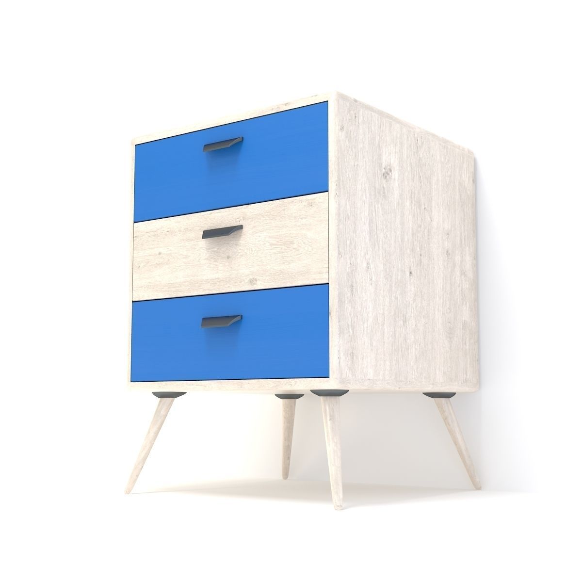 Retro Cupboard 3D model_3