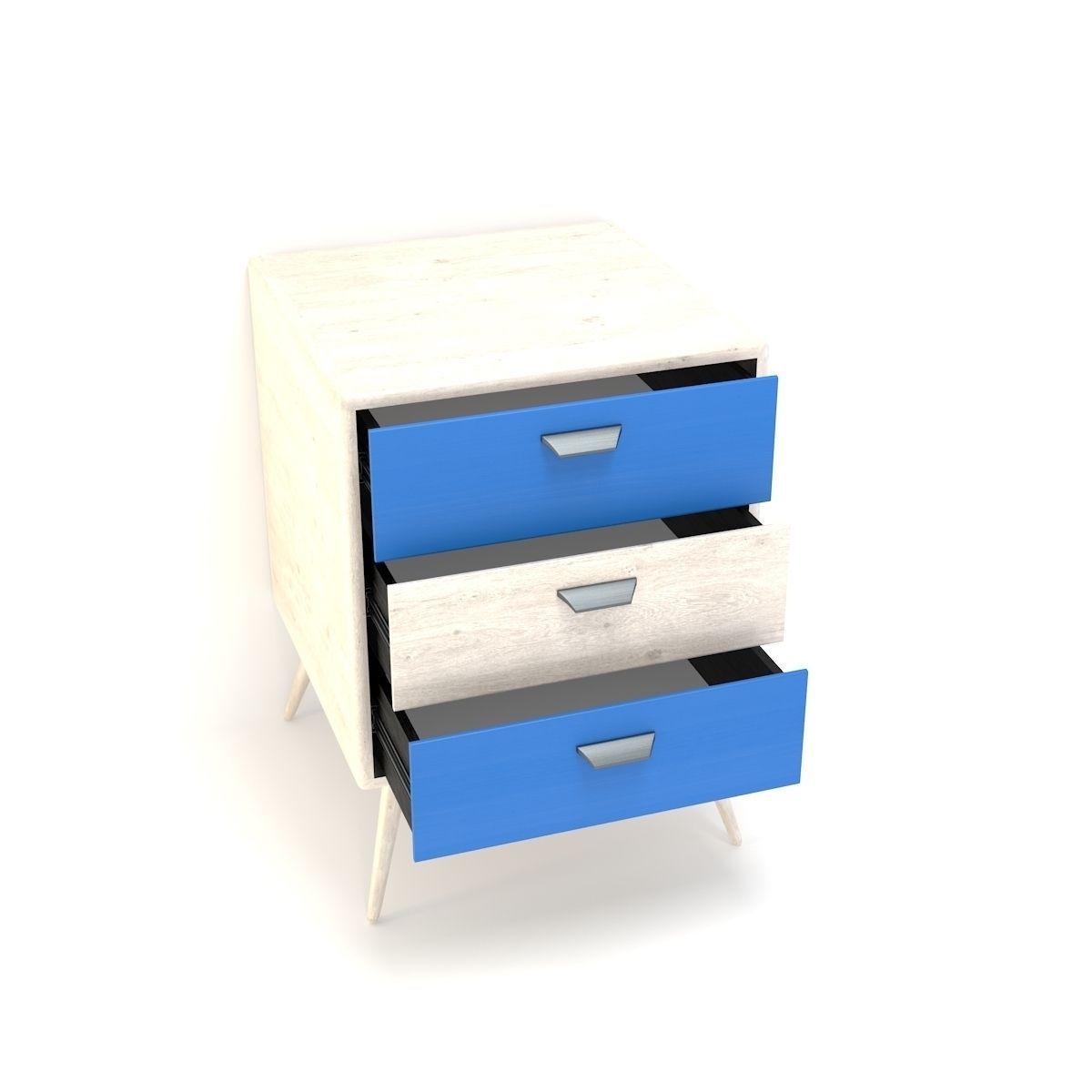 Retro Cupboard 3D model_7