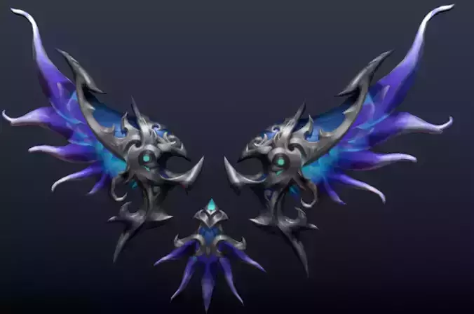 Futuristic Metal Wing