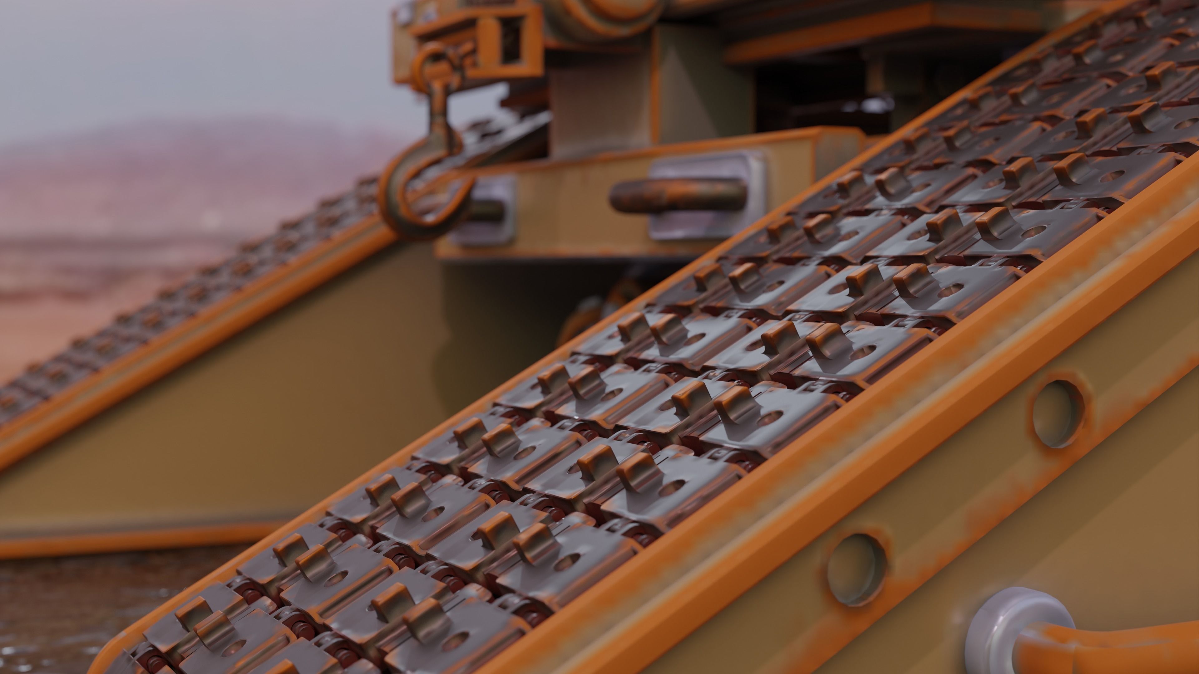 Travell car 3D model_4