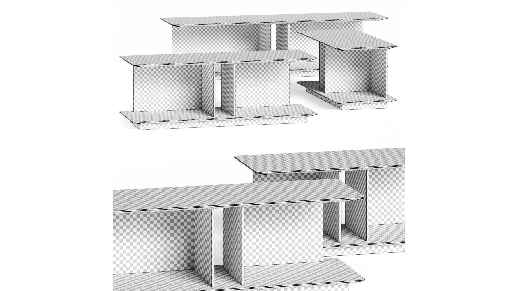 Lema Venise Coffee Tables 3D model_1