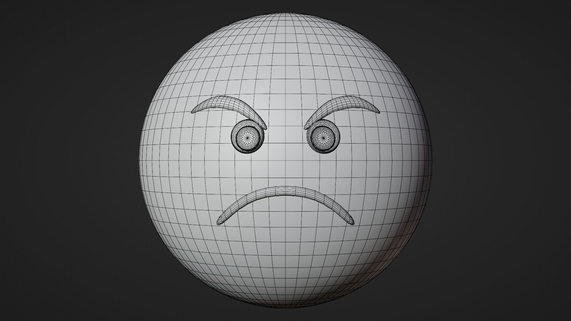 Angry red ball Emoticon Emoji or Smiley 3D model animated rigged | CGTrader