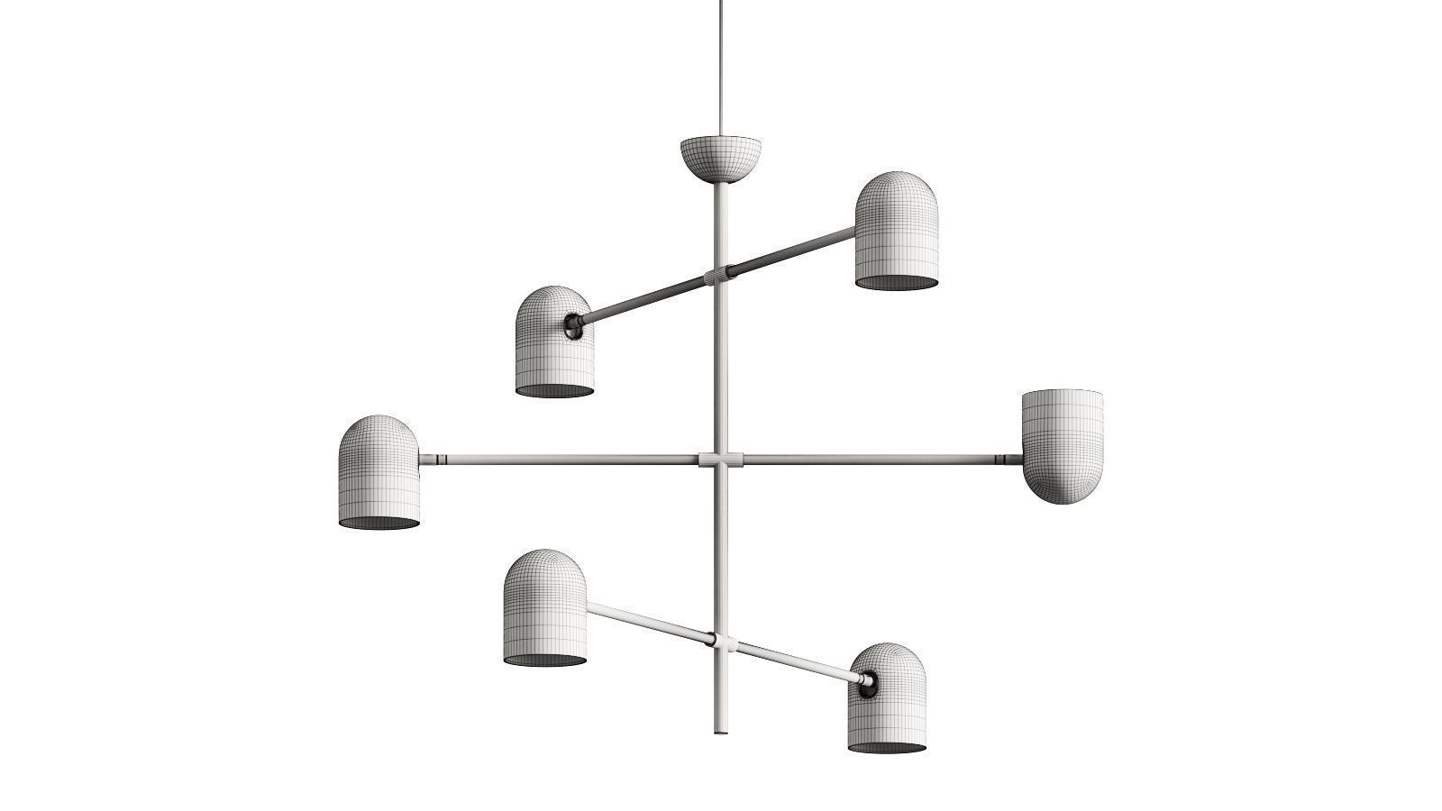 Aromas del Campo Pipe Pendant Lamp 3D model_1
