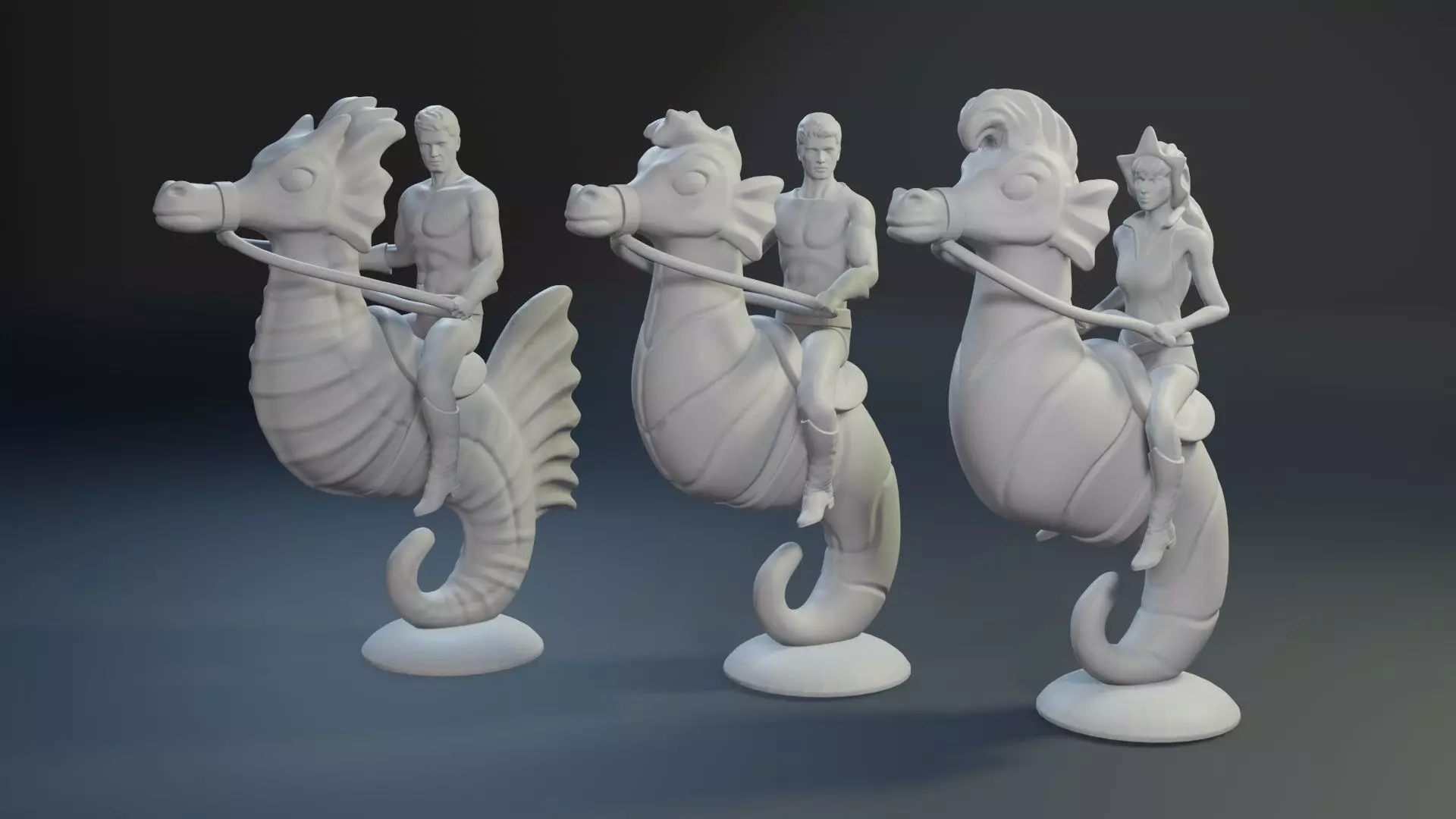 Aquaman Figures 3D print model_0