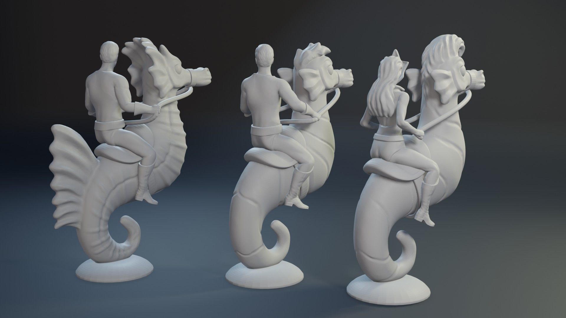 Aquaman Figures 3D print model_2