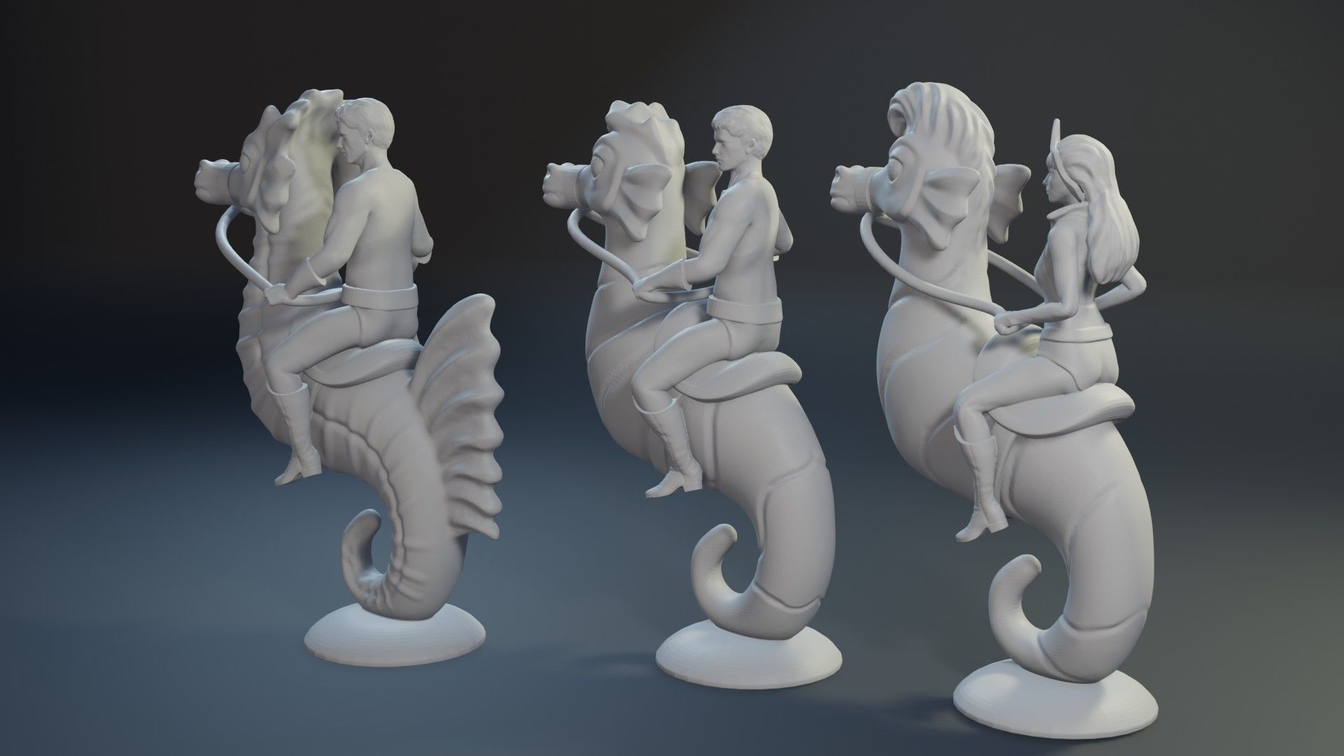 Aquaman Figures 3D print model_1