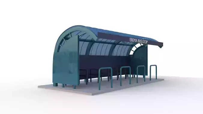 BUS-STOP TWO Free 3D model