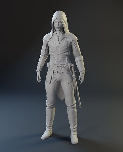 Model inspired by Assassins Creed game 3D print model