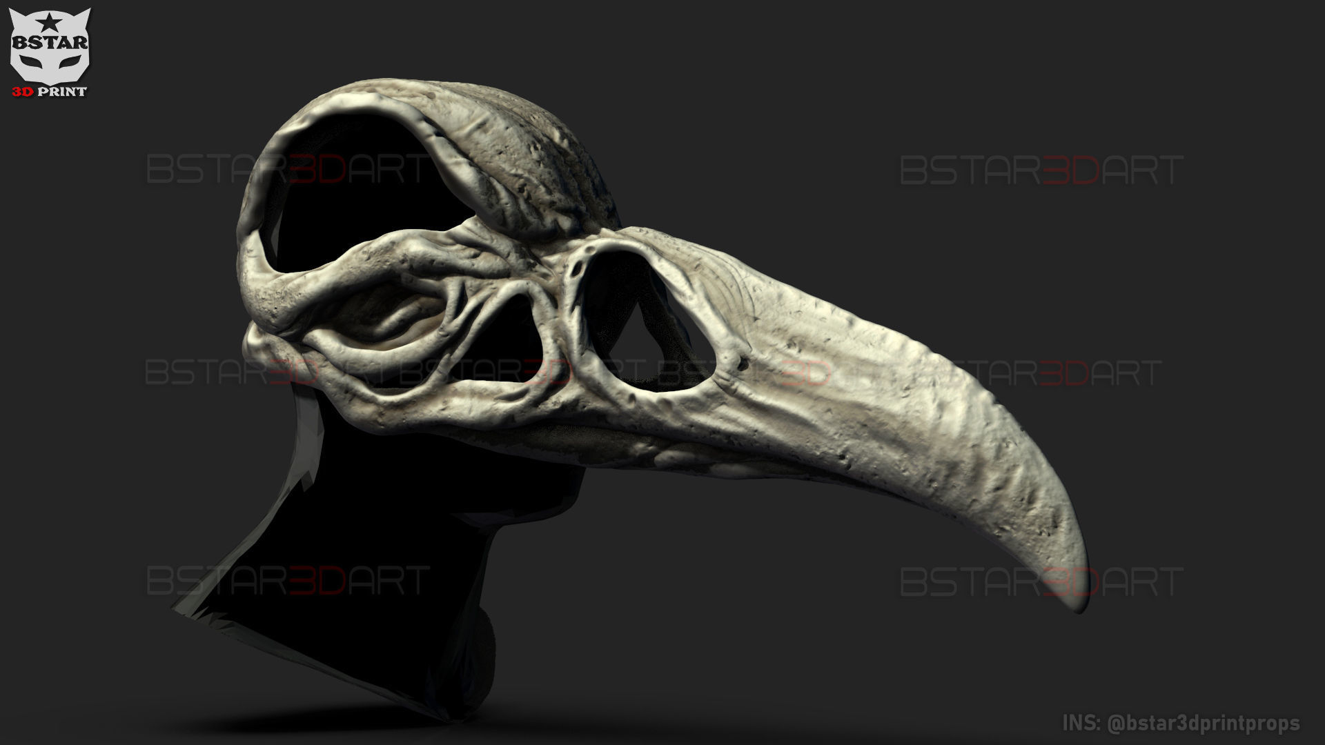 The KhonShu Mask -  Moon Knight Marvel 3D print model_13