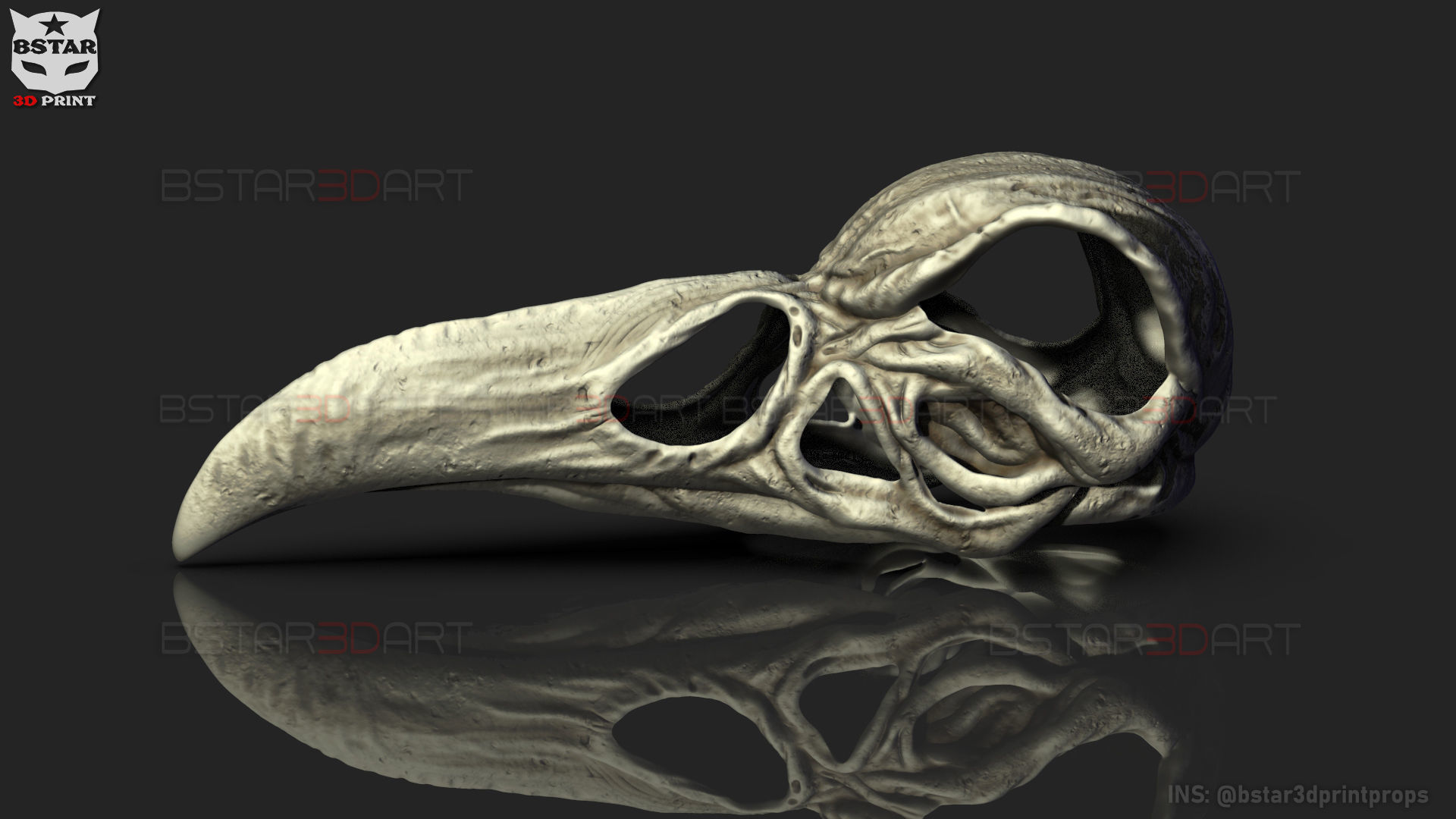 The KhonShu Mask -  Moon Knight Marvel 3D print model_17