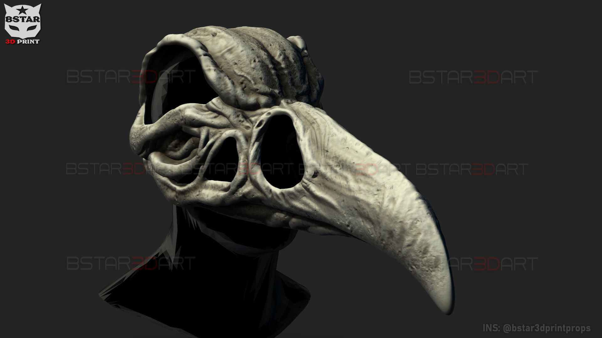 The KhonShu Mask -  Moon Knight Marvel 3D print model_14