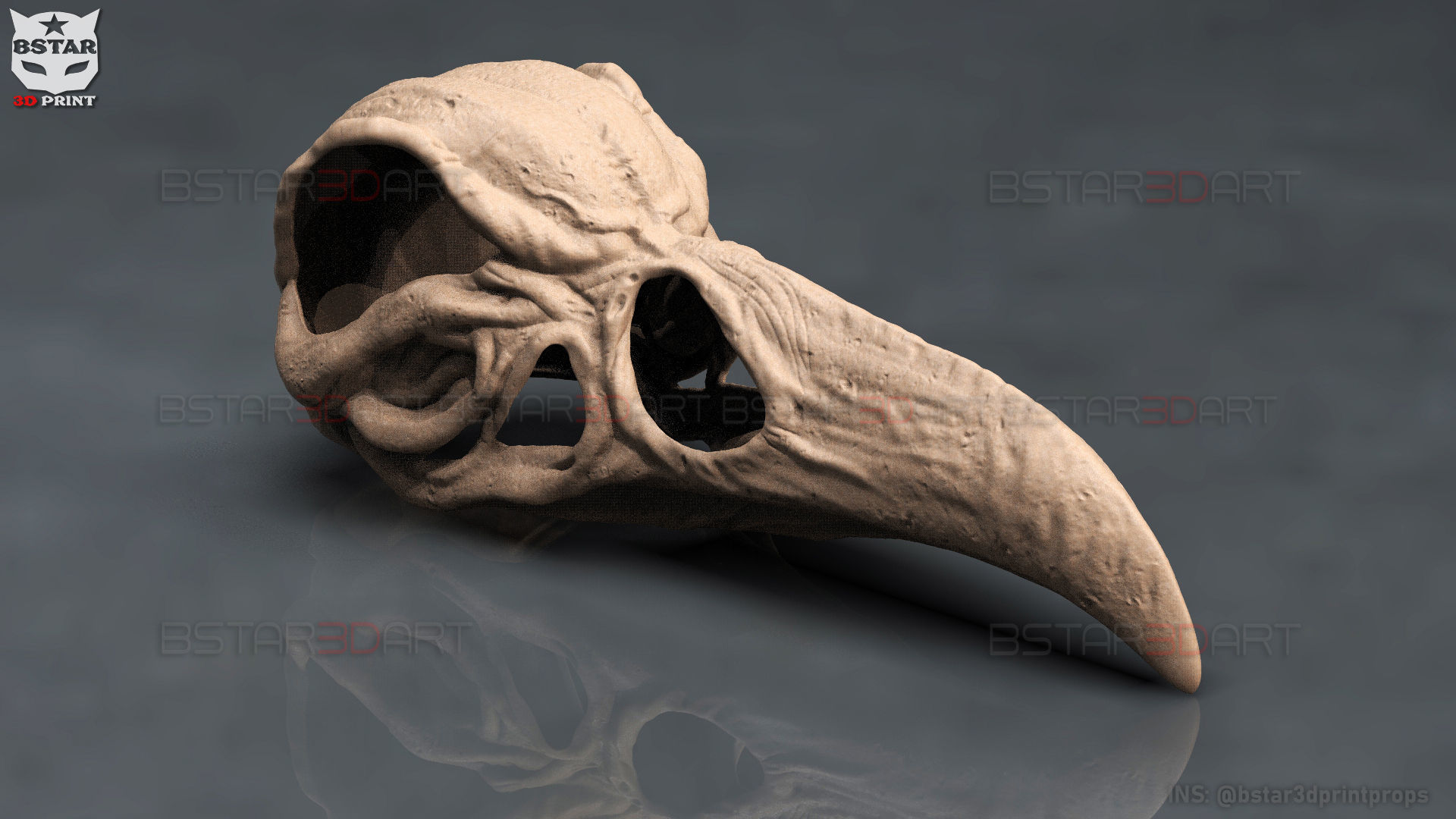 The KhonShu Mask -  Moon Knight Marvel 3D print model_6