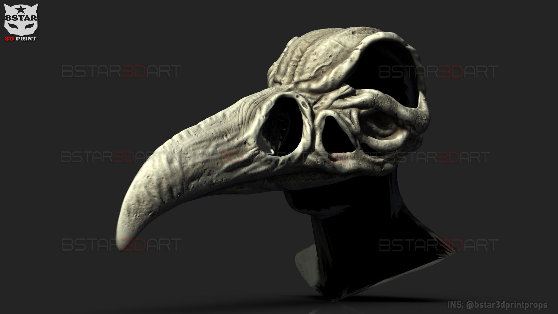 The KhonShu Mask -  Moon Knight Marvel 3D print model_8
