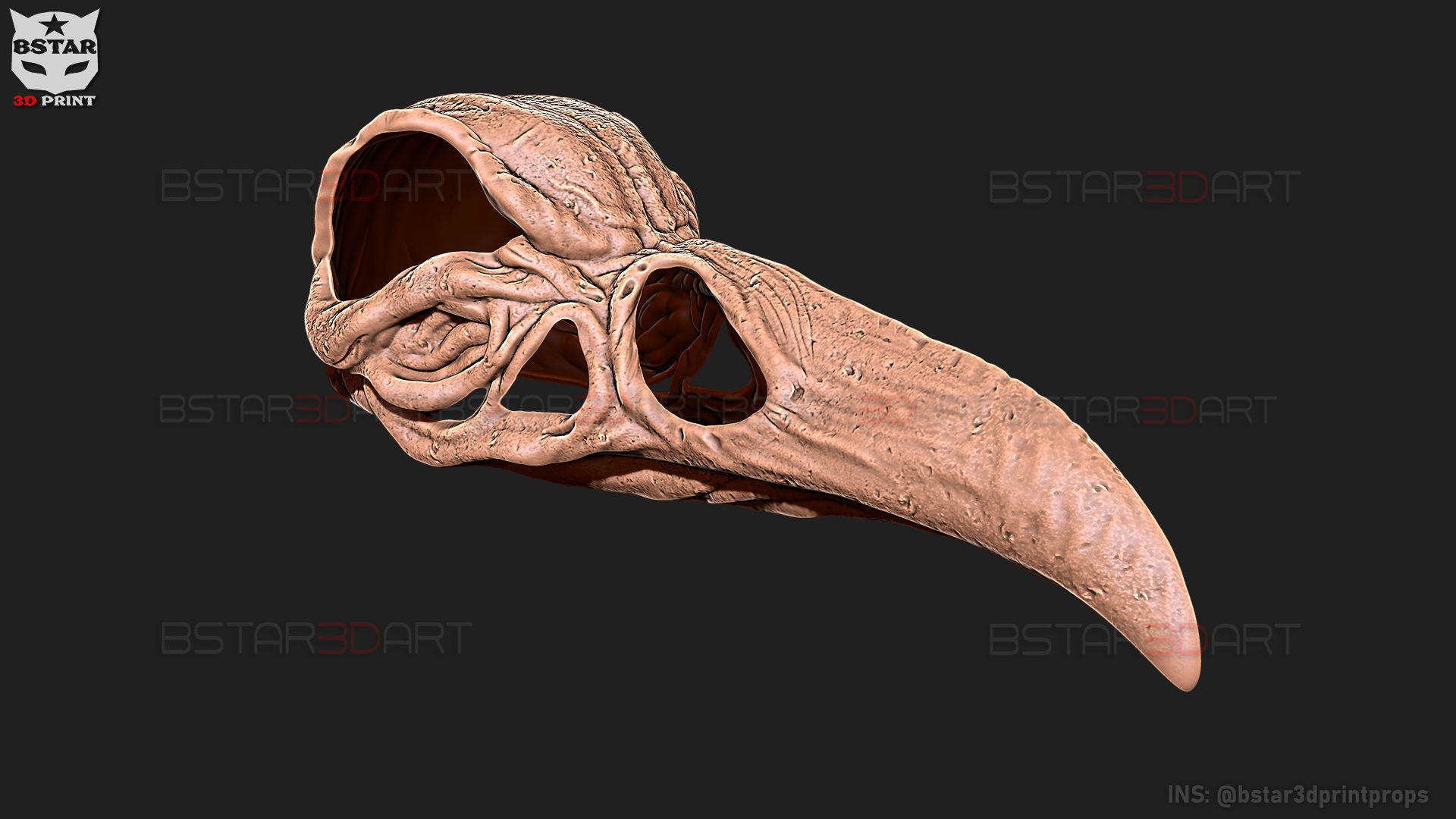 The KhonShu Mask -  Moon Knight Marvel 3D print model_24