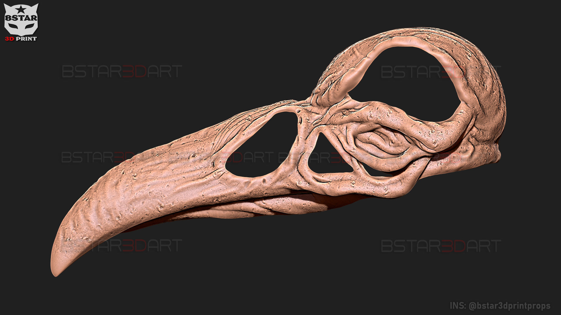 The KhonShu Mask -  Moon Knight Marvel 3D print model_20