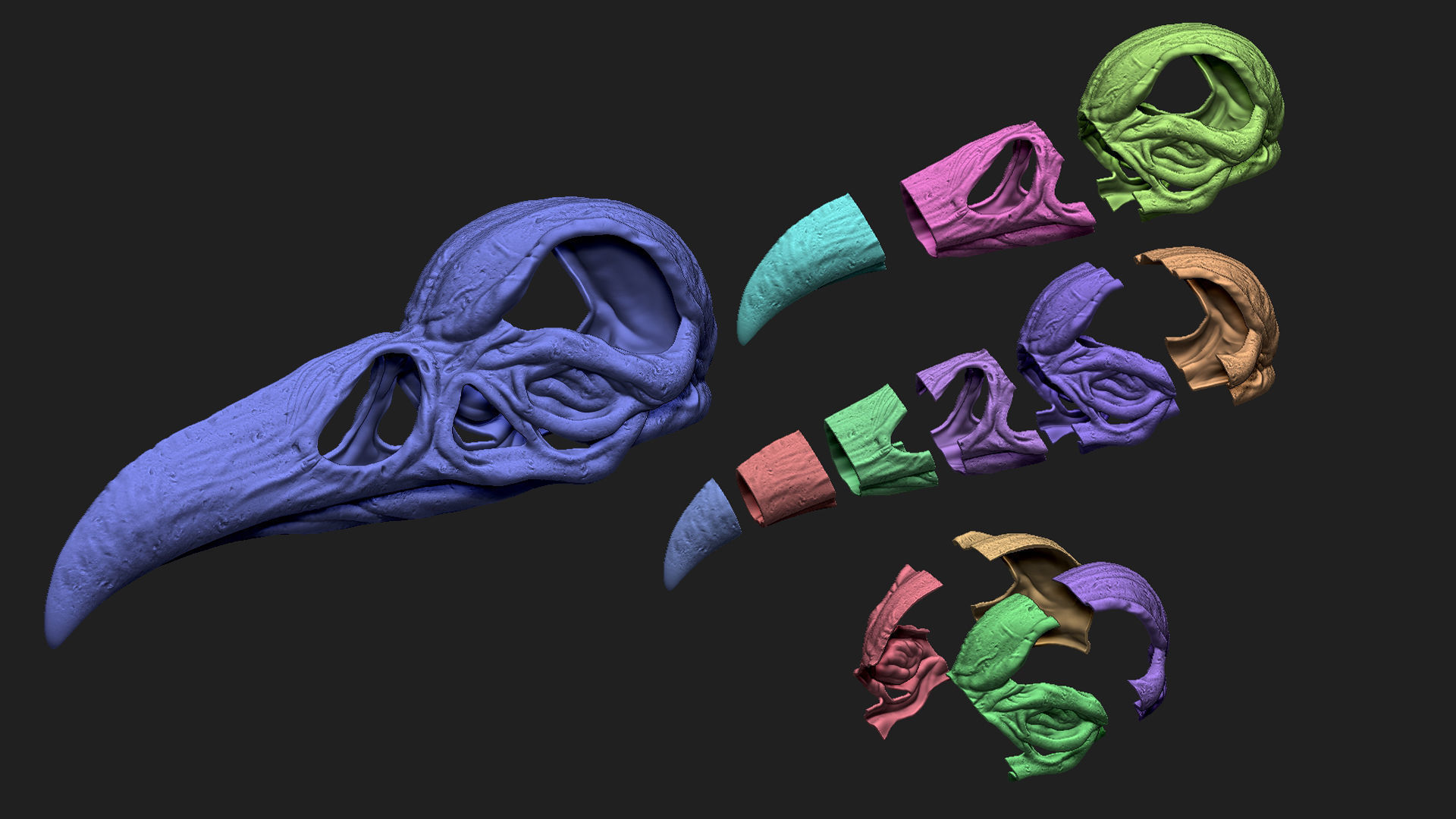 The KhonShu Mask -  Moon Knight Marvel 3D print model_7