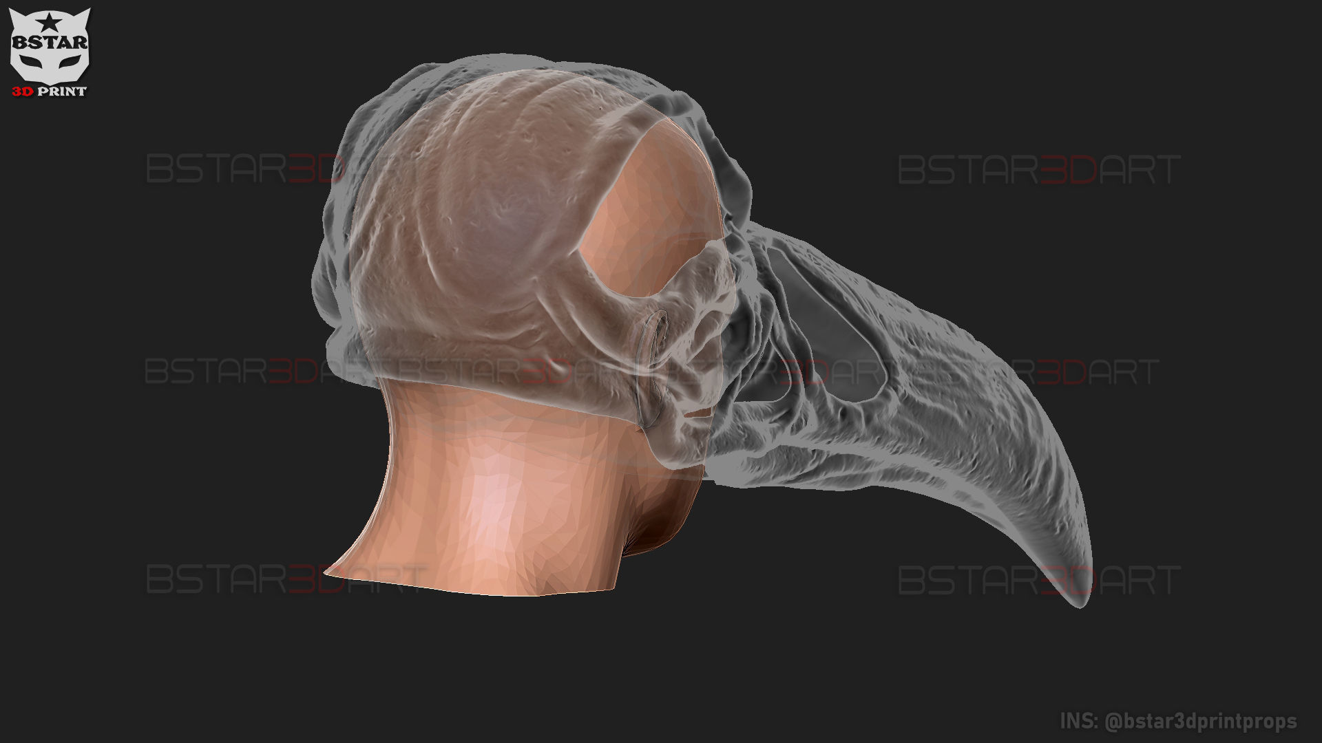 The KhonShu Mask -  Moon Knight Marvel 3D print model_29