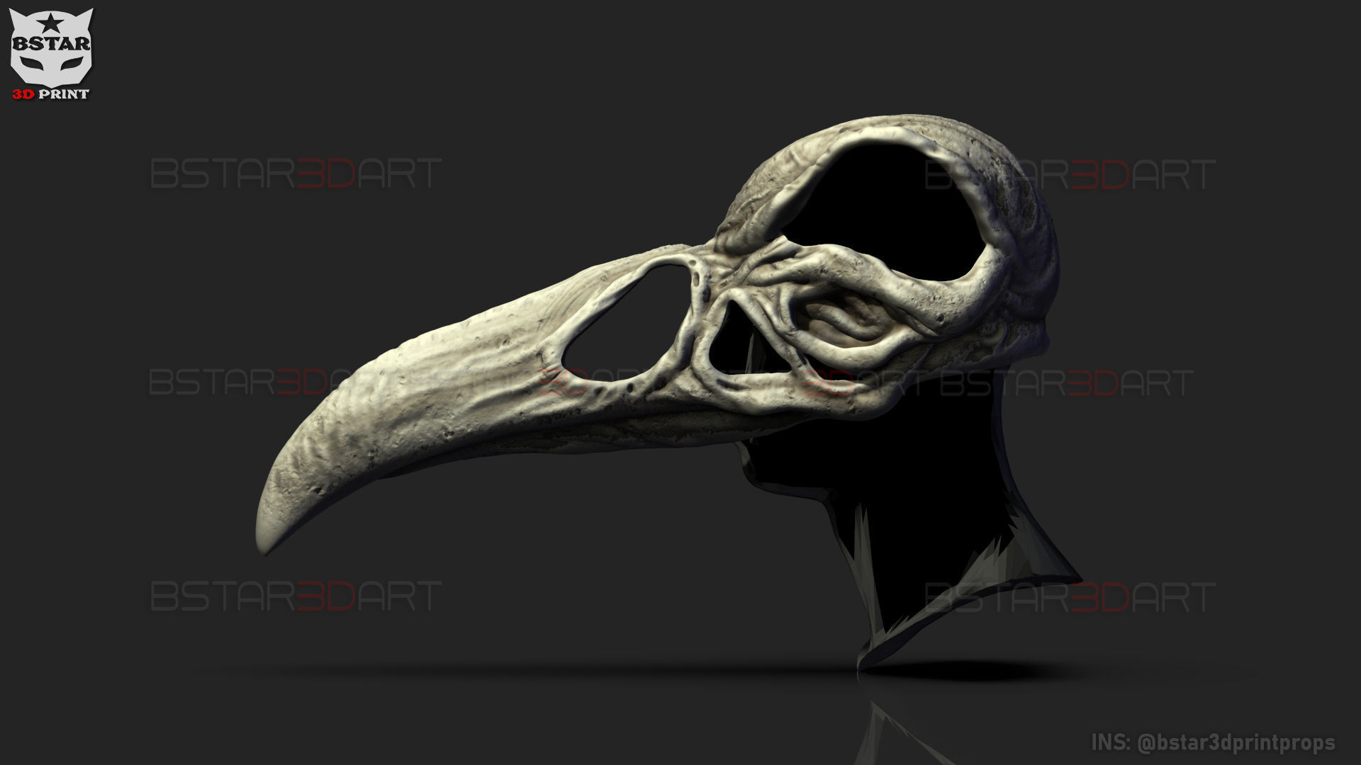 The KhonShu Mask -  Moon Knight Marvel 3D print model_9