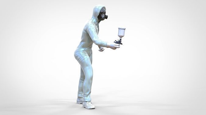 N1 Collection Mechanics Painters Welders Grinder 13 figure 3D Model Pack 4