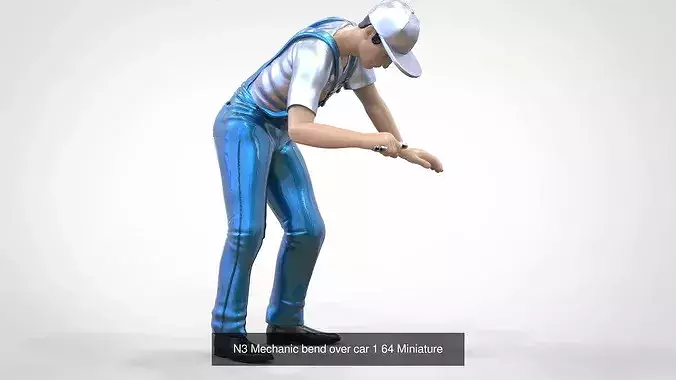 N1 Collection Mechanics Painters Welders Grinder 13 figure 3D Model Pack 6