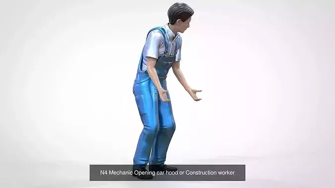 N1 Collection Mechanics Painters Welders Grinder 13 figure 3D Model Pack 7