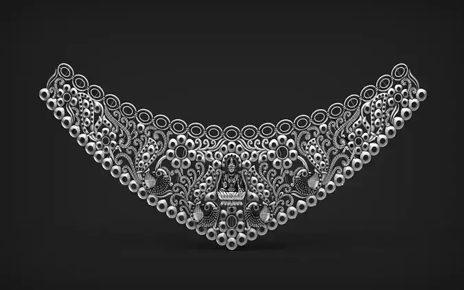 Indian God Necklace Set 10 3D print model
