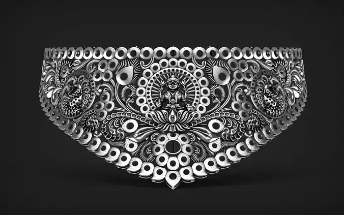 Indian God Necklace Set 23 3D print model