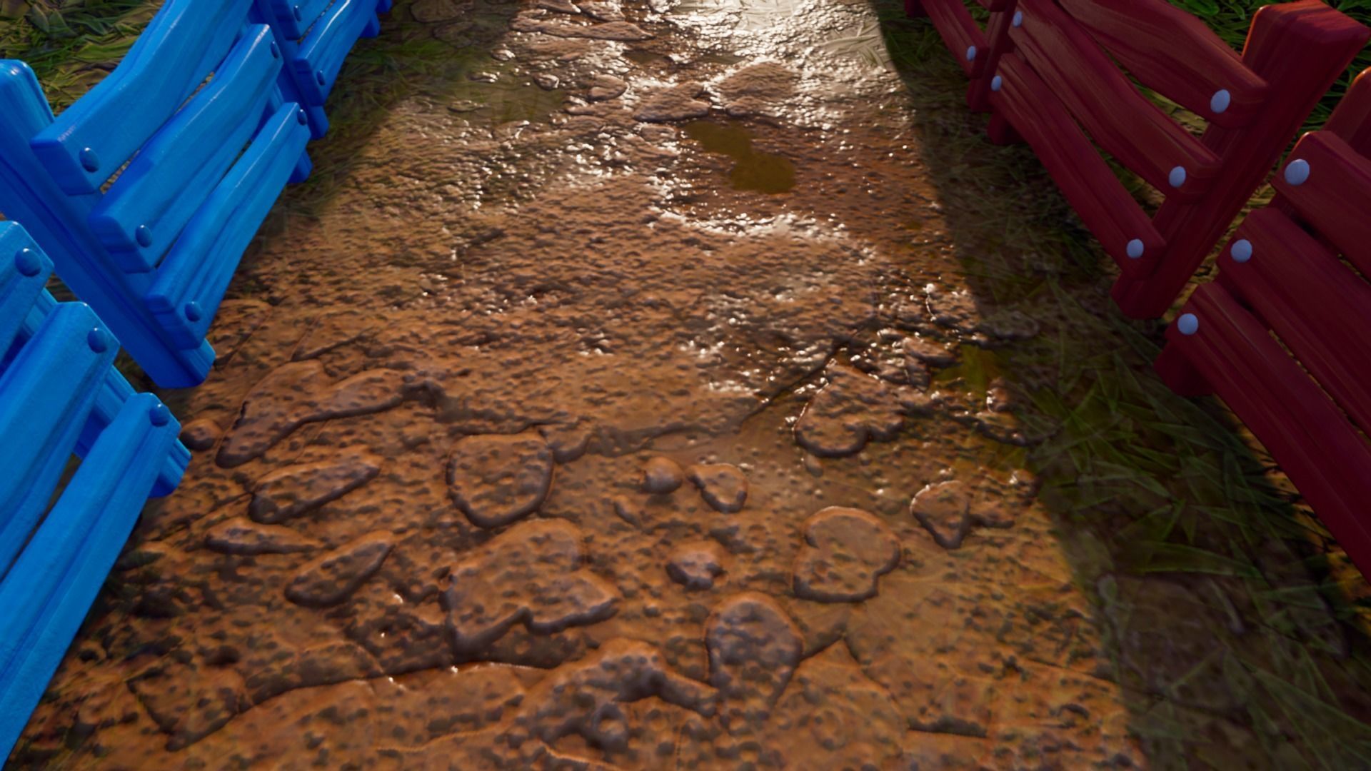 Farm village cartoon  Low-poly 3D model_15