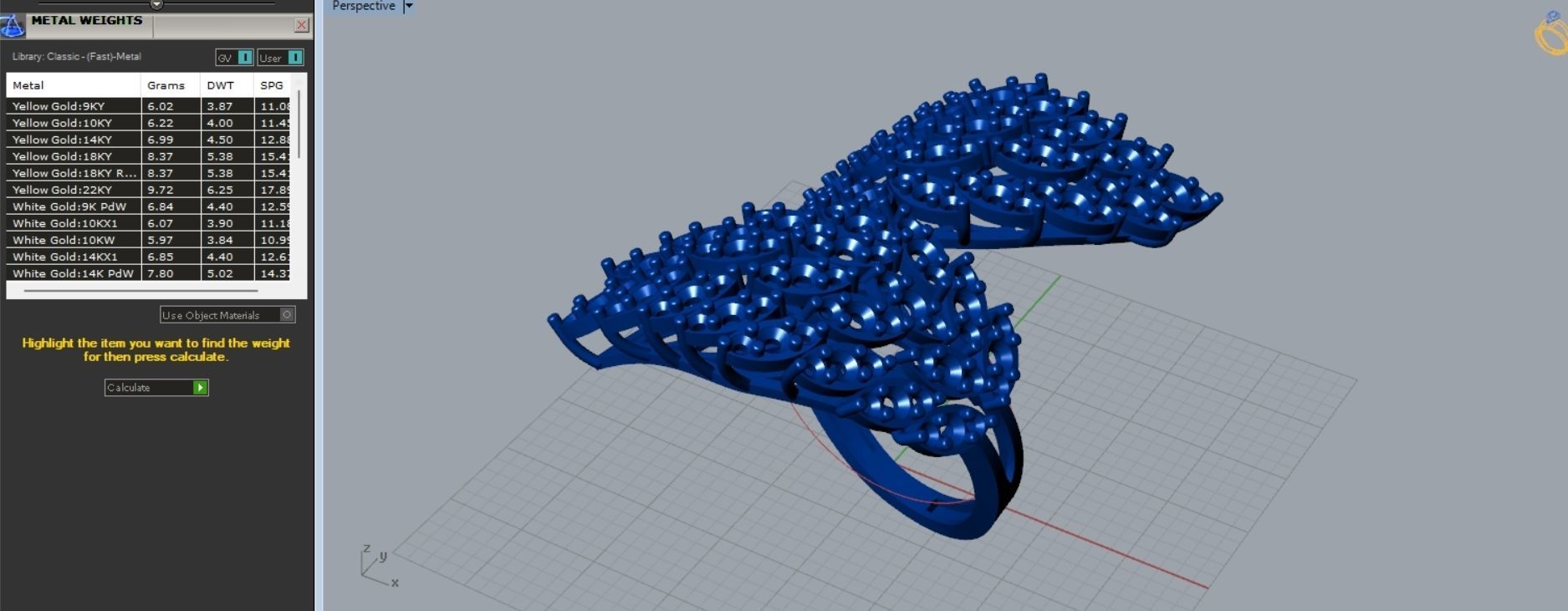 Leaf Wrap Flower Ring R 117 3D print model_5