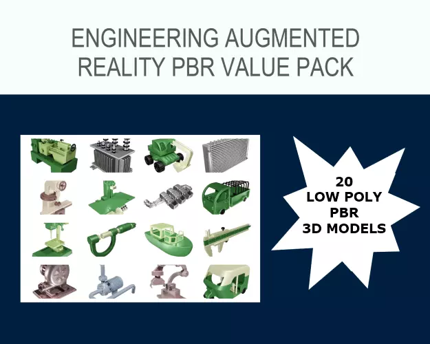 ENGINEERING AUGMENTED REALITY PBR VALUE PACK 3D Model Collection_0