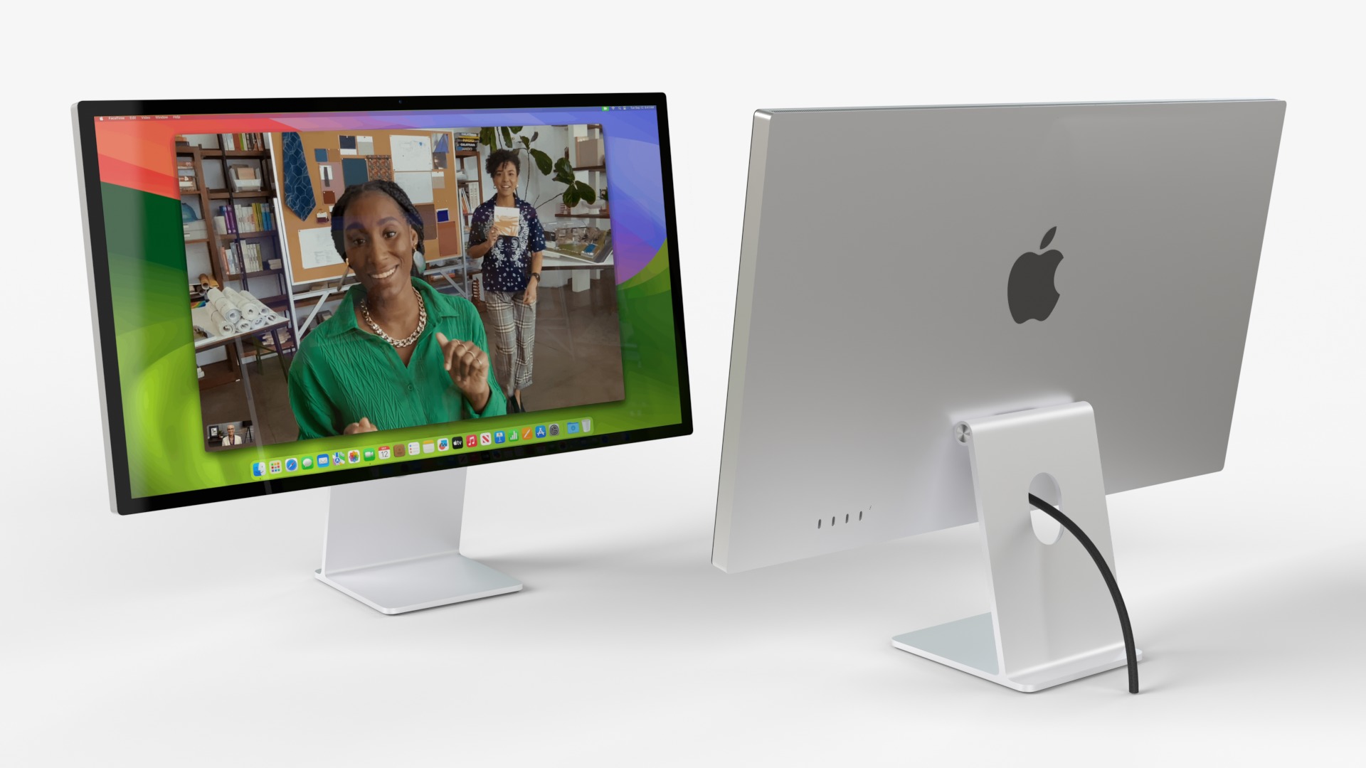 Mac mini 2023 with keyboard mouse 3D model_3